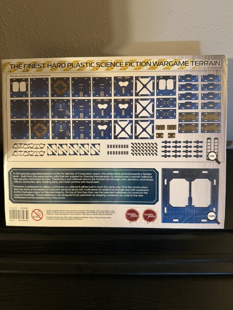 Mantic Deadzone Kill Team Scenery Upgrade Pack - Terrain - New In Box