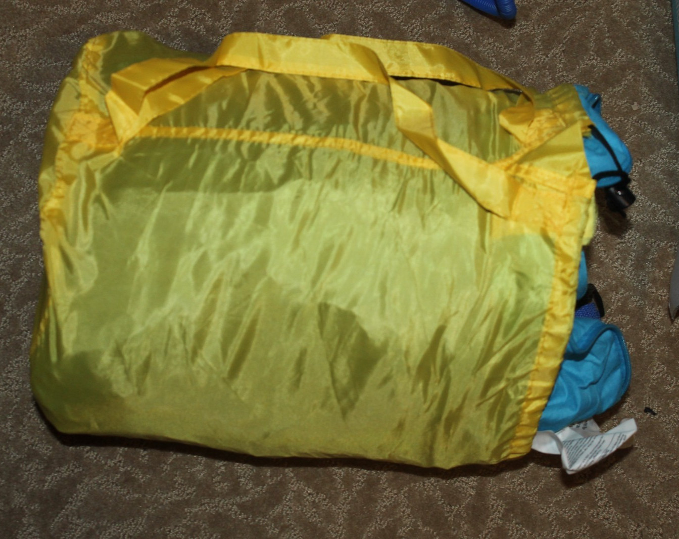 2004 CARE BEARS Convertible Sleeping Slumber Bed Bag Chair CAREBEARS Vintage