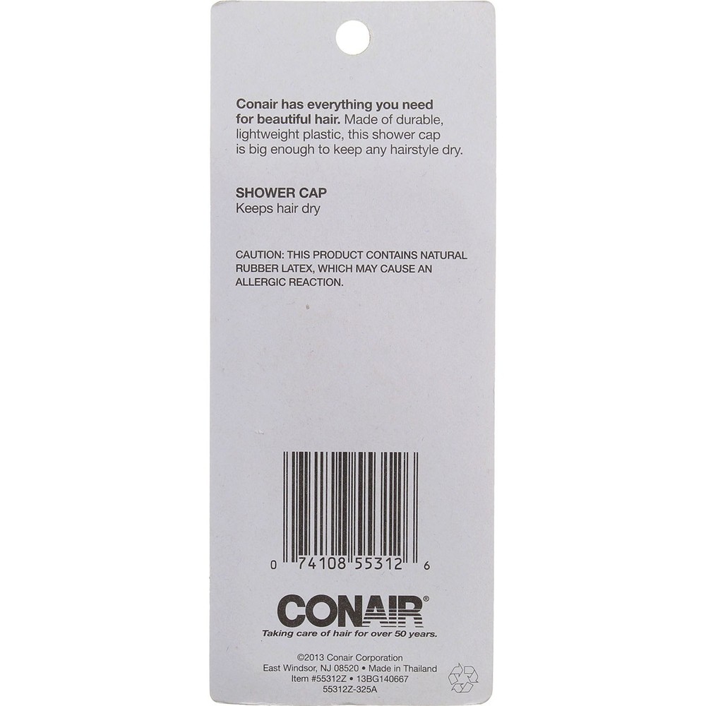 4 Pack Conair Large Shower Cap