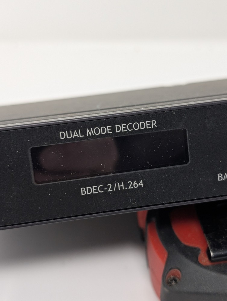 BMS BDEC-P2 Dual Mode Decoder BDEC-Pro Series 2 MPEG2 H.264 UNTESTED Parts