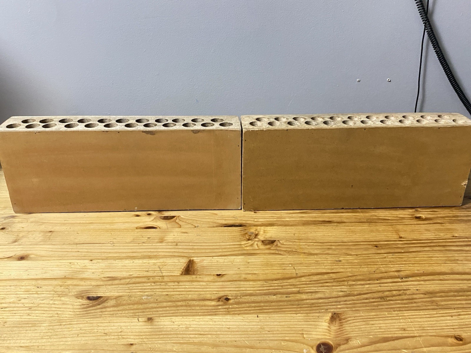 Set Of 2 Tiered Decorative Wooden Display Stands 92 Small items Ea. (184 Total)