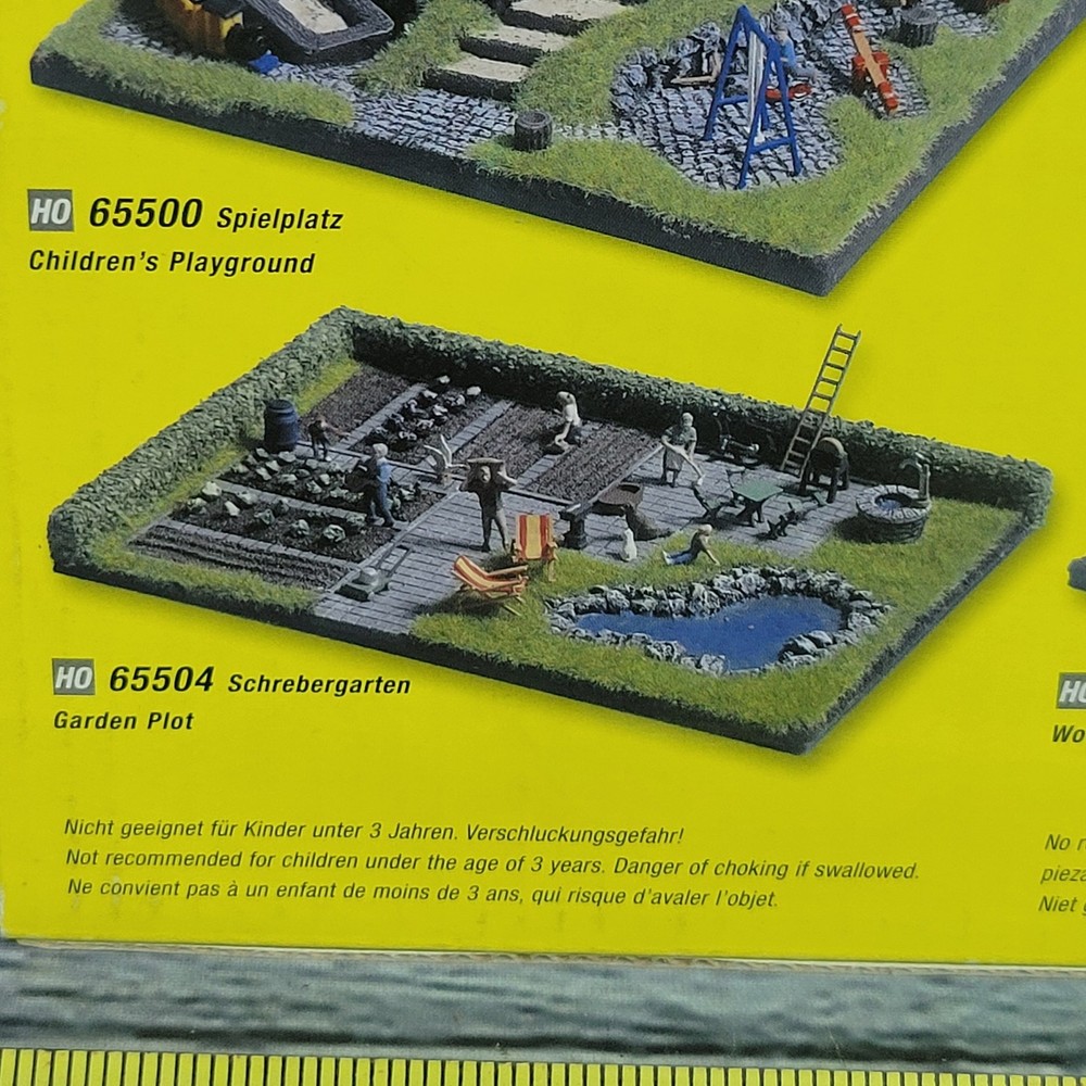 NOCH - Garden Plot - HO - Model Kit - 65504 - sealed diorama
