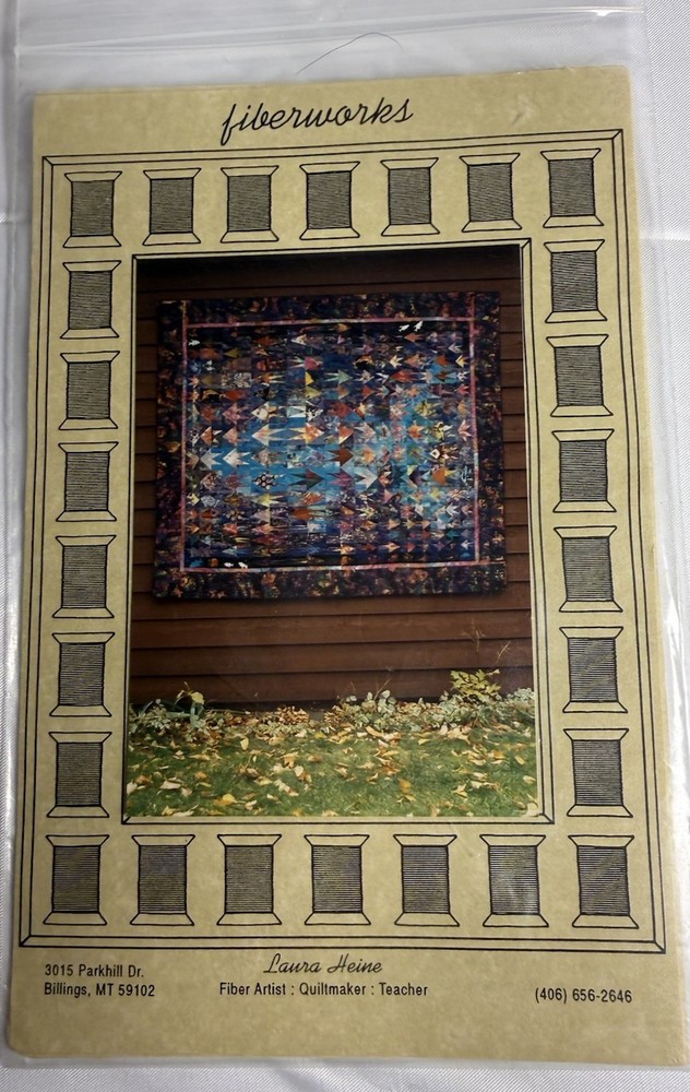 Fiberworks Big Fish Small Pond Pieced Quilt Pattern by Laura Heine