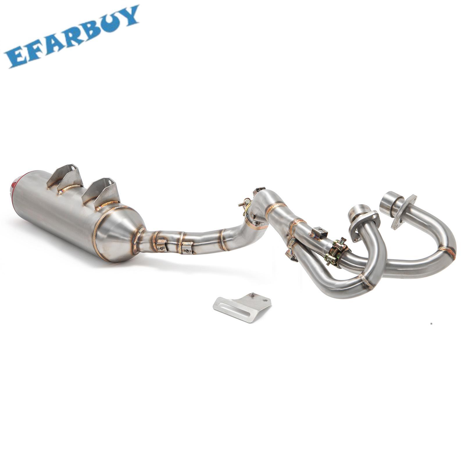 Full System Exhaust Pipe for Yamaha Raptor 700 700R YFM700RSE Aluminum Muffler