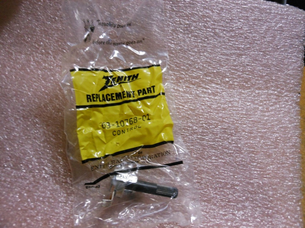ZENITH CONTROL VARIABLE RESISTOR PART # 63-10768-01  NSN:  5998-01-162-6269