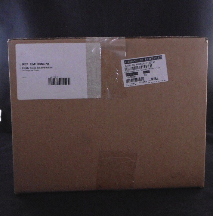 THOMAS Plastic Empty Shelf for 10 - 200µL Tip Refills Hinged Box EMTRSMLN4 50/CS
