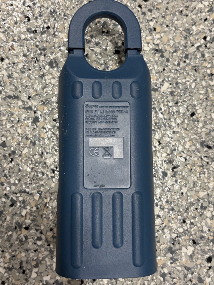 Supra iBox BT LE - Deprogrammed in Working Condition with Shackle Codes