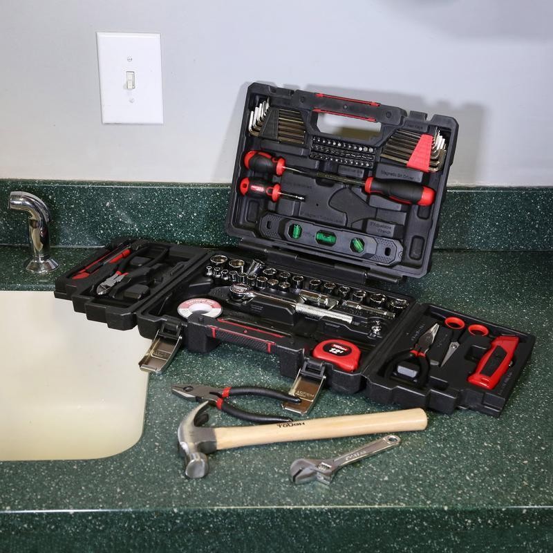 118-Piece Tool Set for Home Repairs DIY Project Requirements Convenient Durable