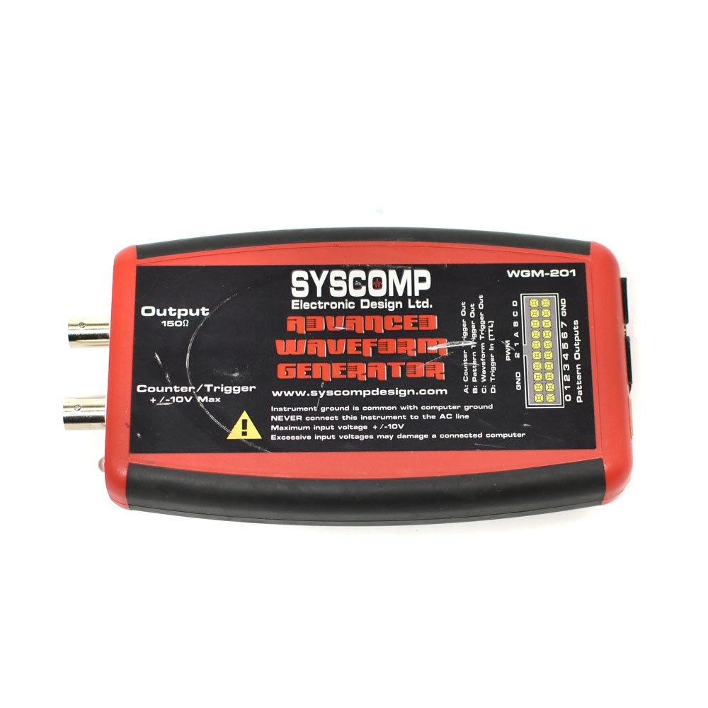 Syscomp WGM-201 Advanced Waveform Generator 150 OHM Output 10V Max Input