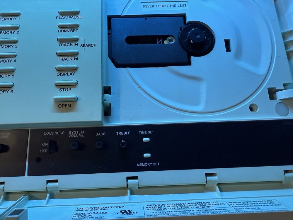 NuTone Intercom Master Station