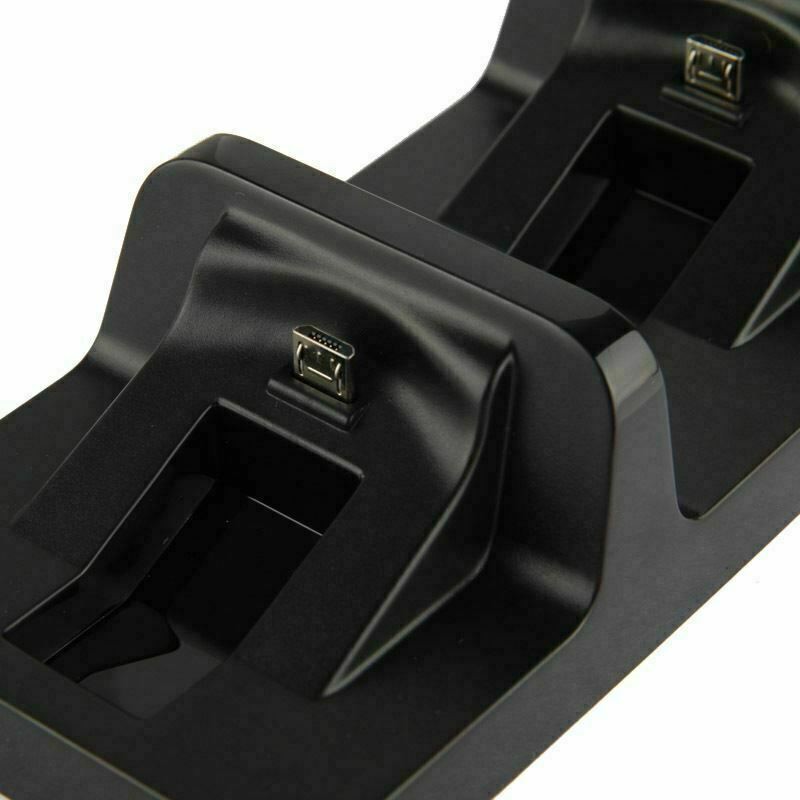 Fast Charging Station Dock Stand with USB Cable Charger Base for PS4 Controller