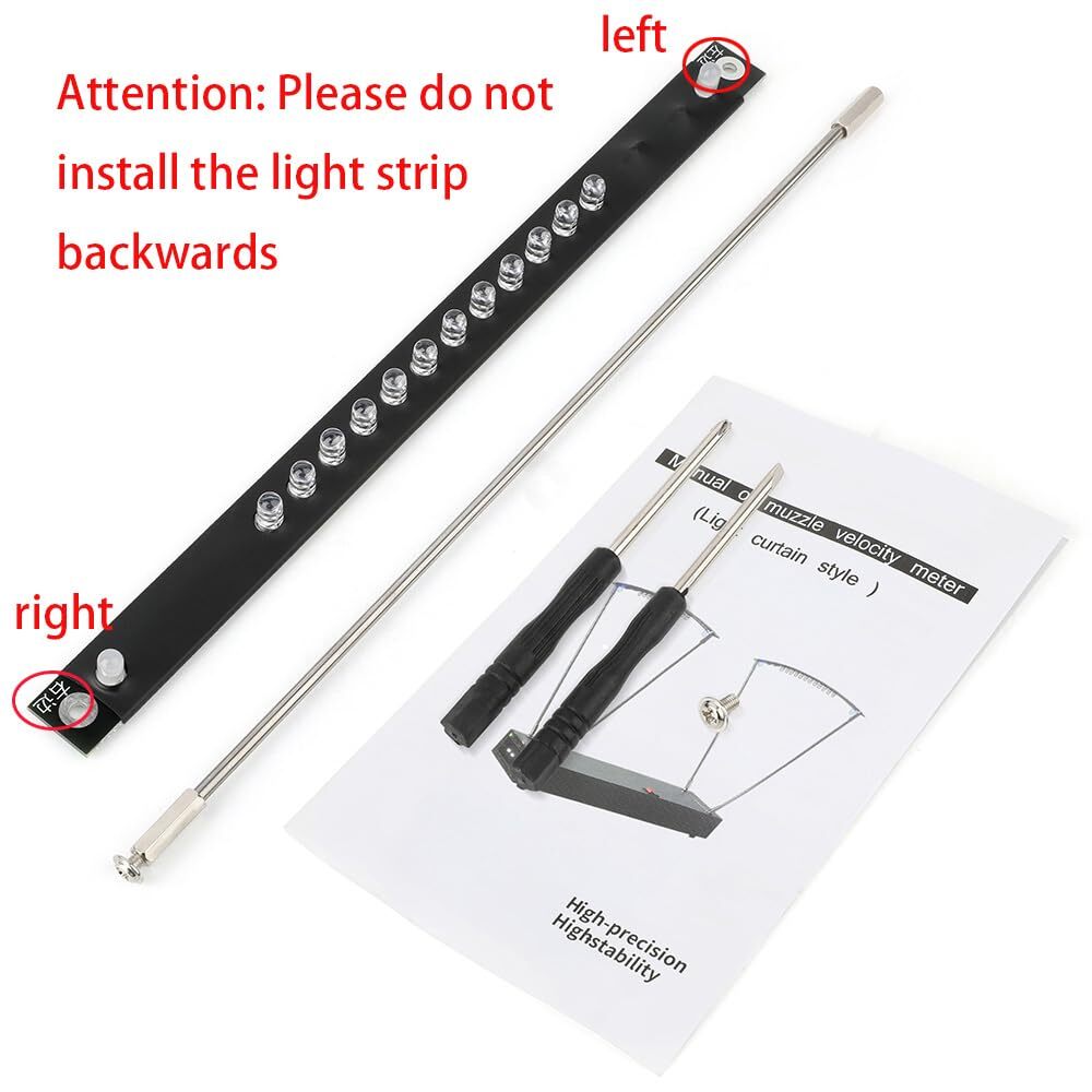 Shooting Chronograph Ballistic Precision Arrow Bow Velocity Speed Velocimeter