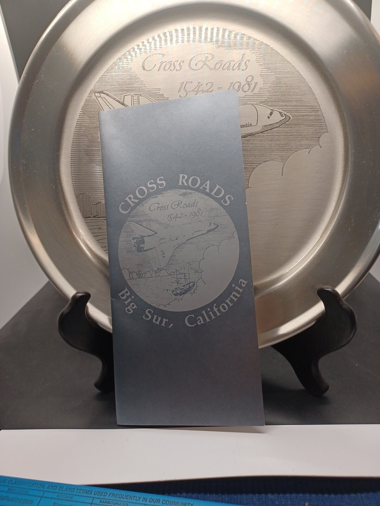 Reed & Barton Reed & Barton Plate Crossroads-Shuttle Columbia