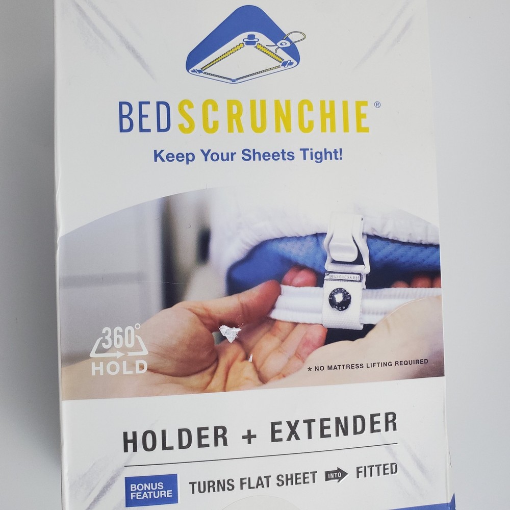 Bed Scrunchie - Ultimate Bed Sheet Holder Straps, 360 Bed Sheet Fastener.