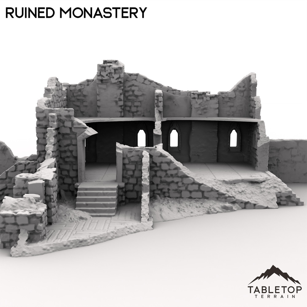 Ruined Monastery - Fantasy DND Dungeons and Dragons
