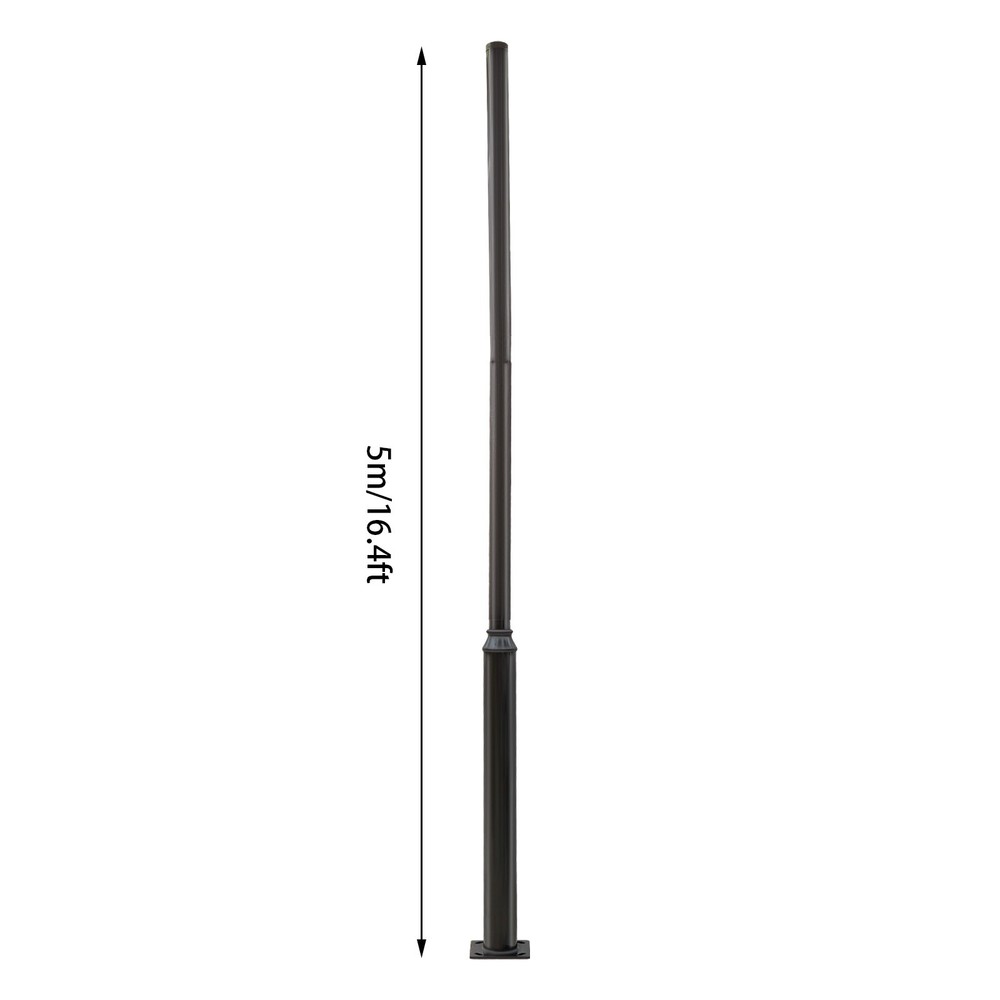 Outdoor Split Street Light Pole, Durable Iron Lamp Post for Stability