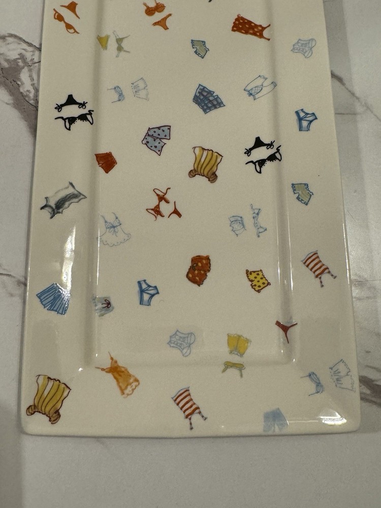 FISHES EDDY X CYNTHIA ROWLEY BATHING SUITS SUMMER RECTANGULAR PLATTER