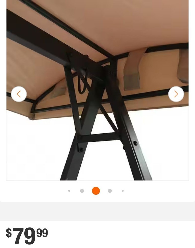 Riplock 350 Beige Canopy for Cunningham Swing Replacement