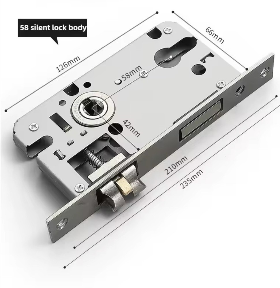 Vintage Door Handle With Lock Assembly