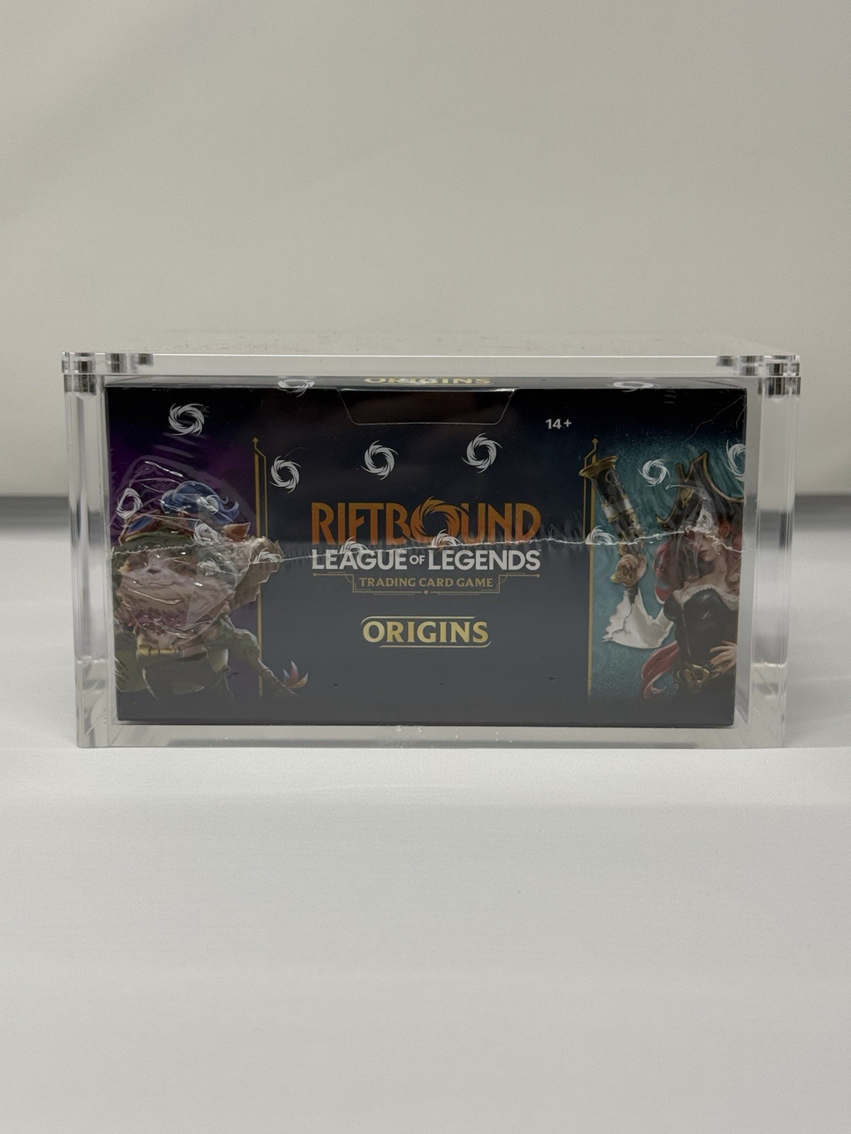 Riftbound Booster Box Acrylic Display Case With Magnetic Top UV-Resistant