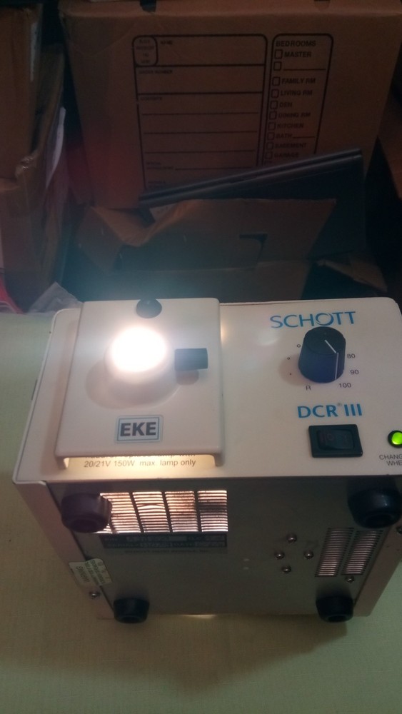 Schott A20800 Light Source DCR III EKE Fiber Optic Light Source