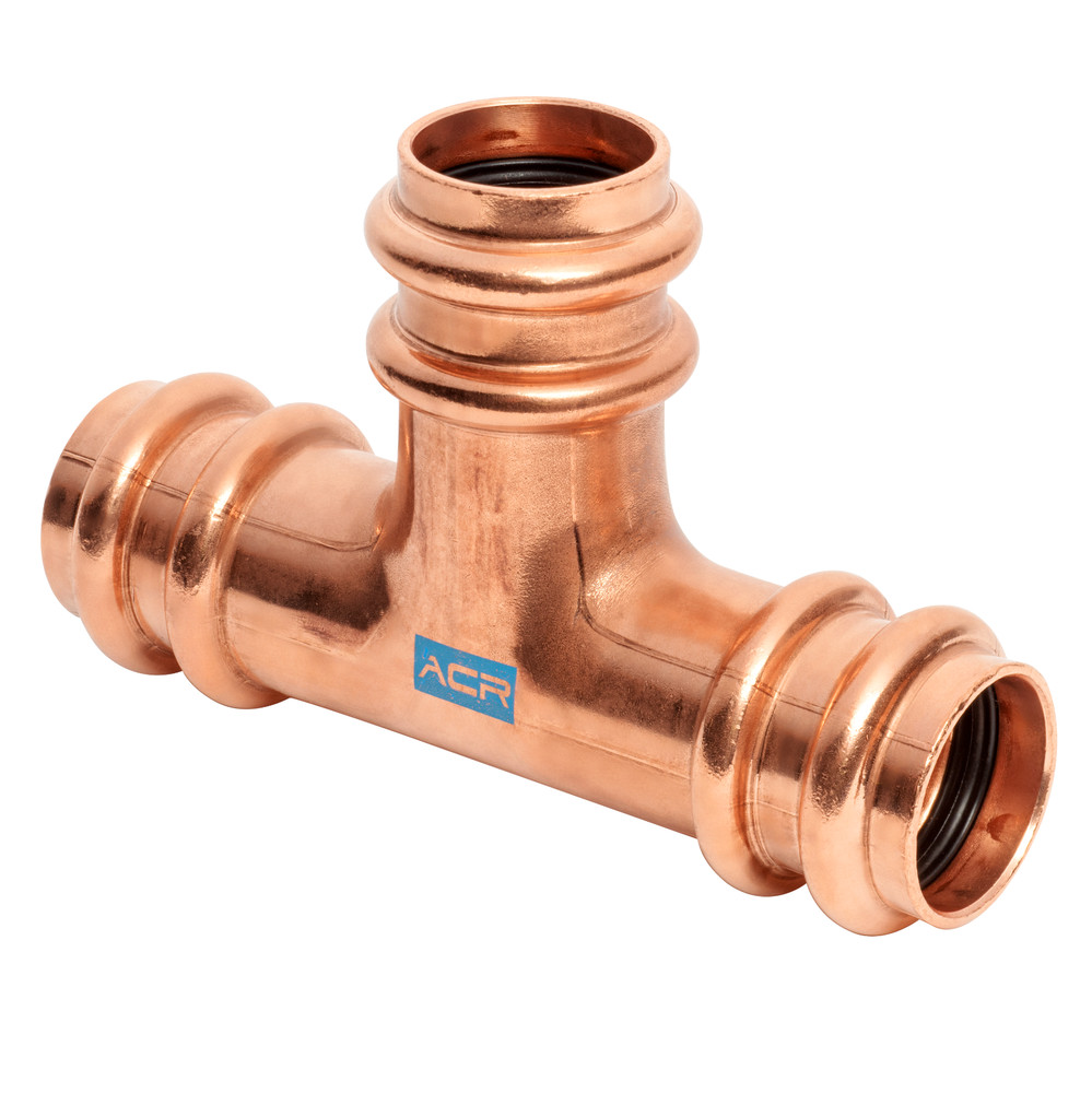 Mueller Streamline® RP04000 3/8" ACR Copper Press Tee