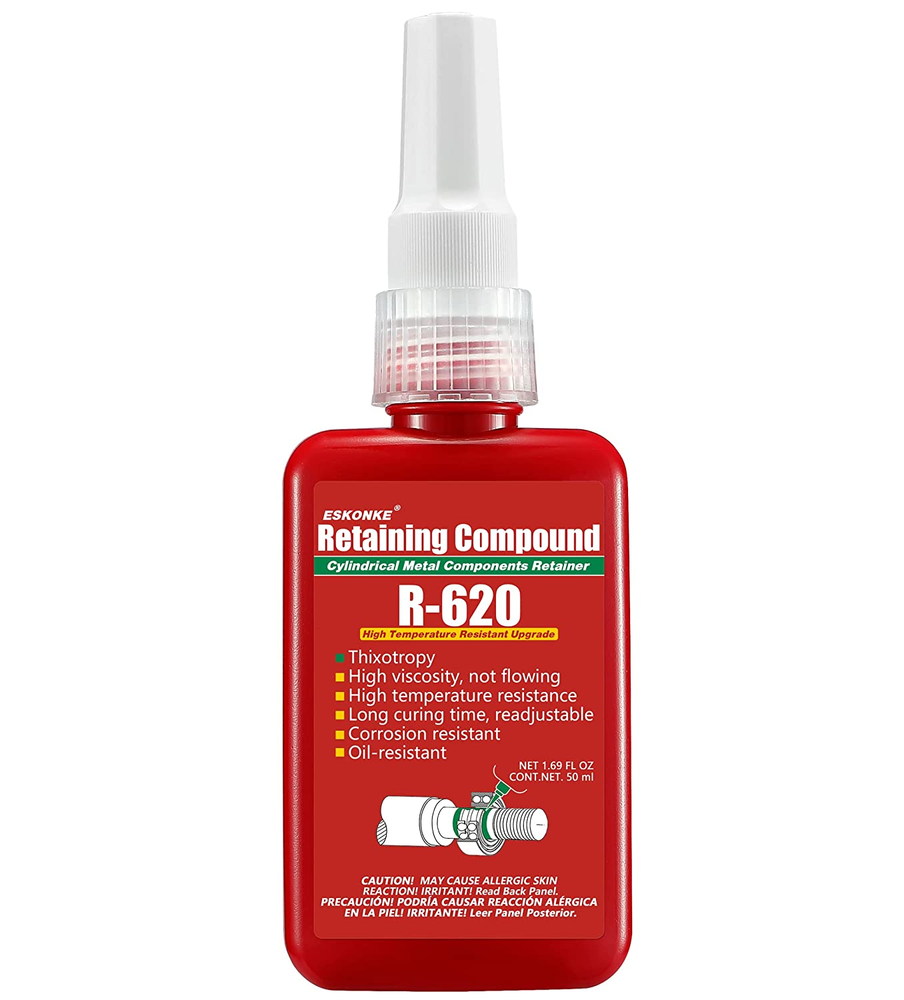Retaining Compound Green R-620 High Strength Cylindrical Metal Components Retain