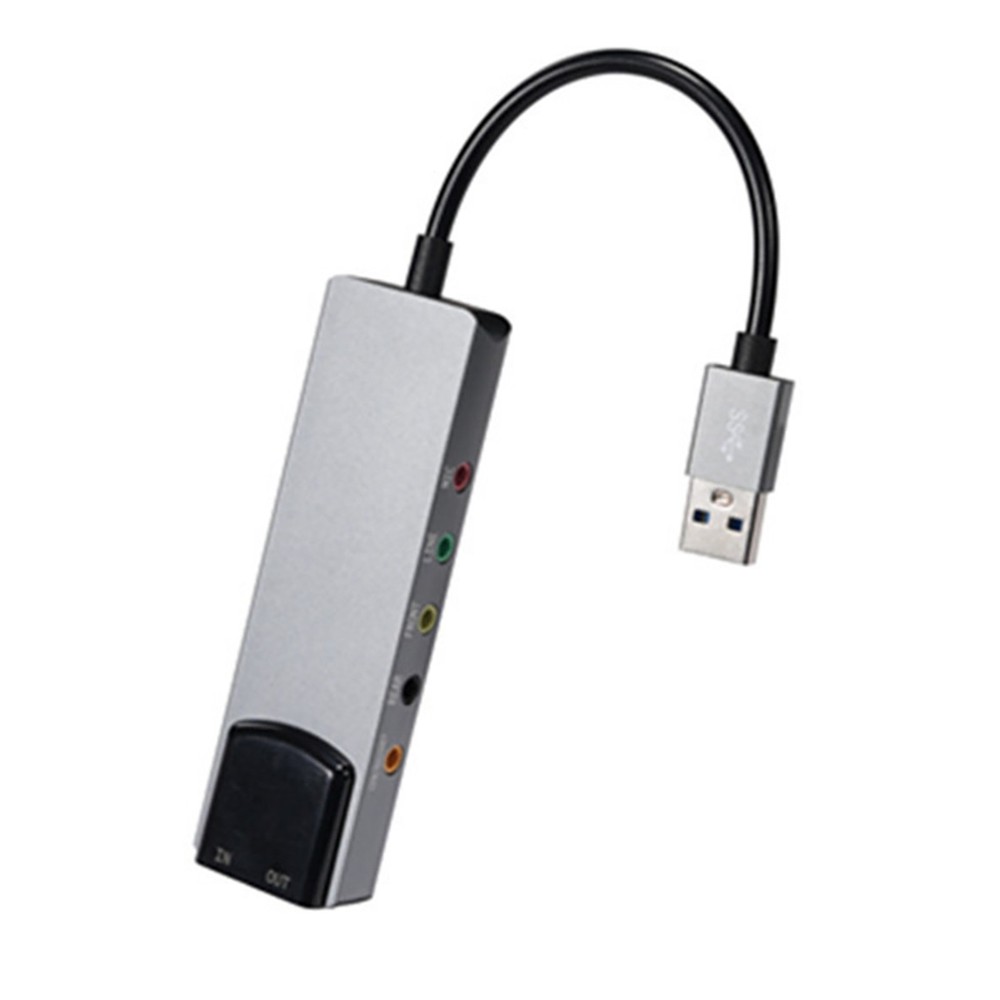 USB Sound Card 5.1 Channel External Audio-Card For PC/Computer Optical