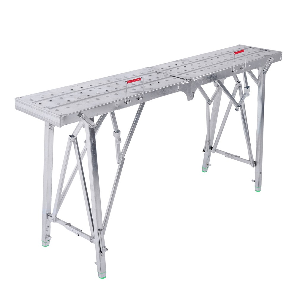 Portable Folding Scaffolding Platform Work Bench Scaffold Step Ladder with Adjus