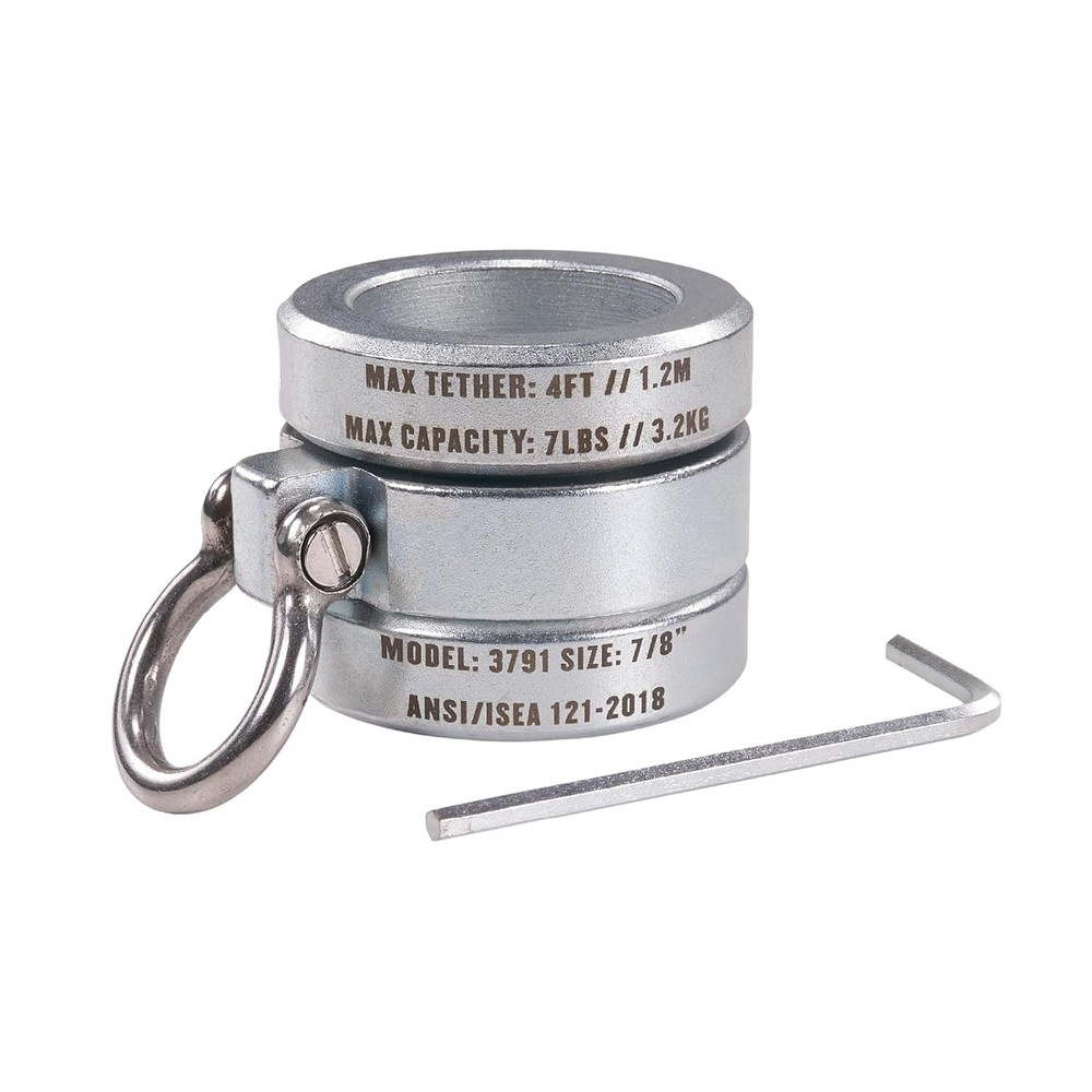 Ergodyne Squids 3791 Sleever Bar Lock Collar with Tethering .875 in