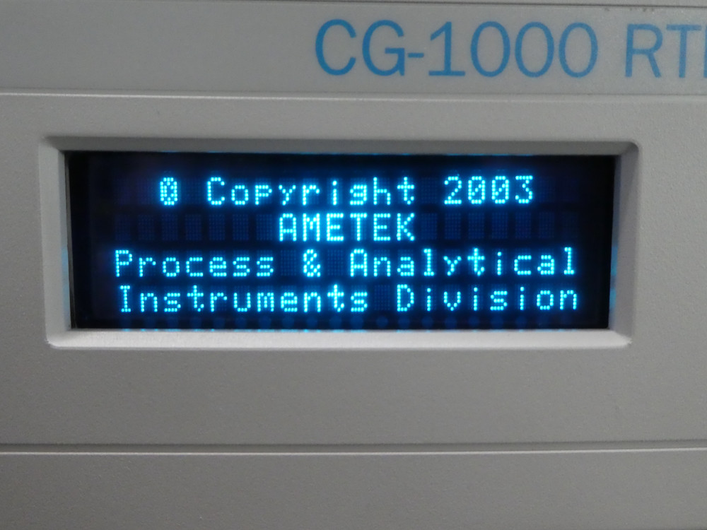 AMETEK Process Instruments Dycor CG-1000 RTP Oxygen Analyzer Refurbished
