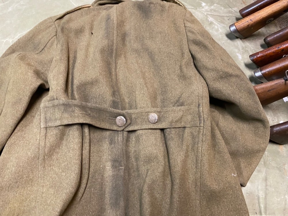 ORIGINAL WWII US ARMY WINTER M1938 GREATCOAT OVERCOAT- MEDIUM/LARGE 42R