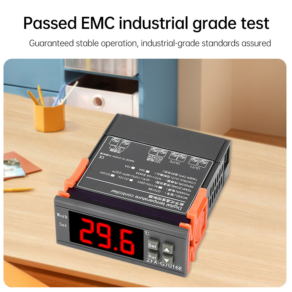 G7016E Digital Intelligent Temperature Controller NTC Waterproof Probe 12V/24V