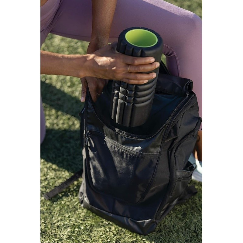 Travel Foam Roller Mobility Recovery Massage W/ GRID Pattern Educational Access