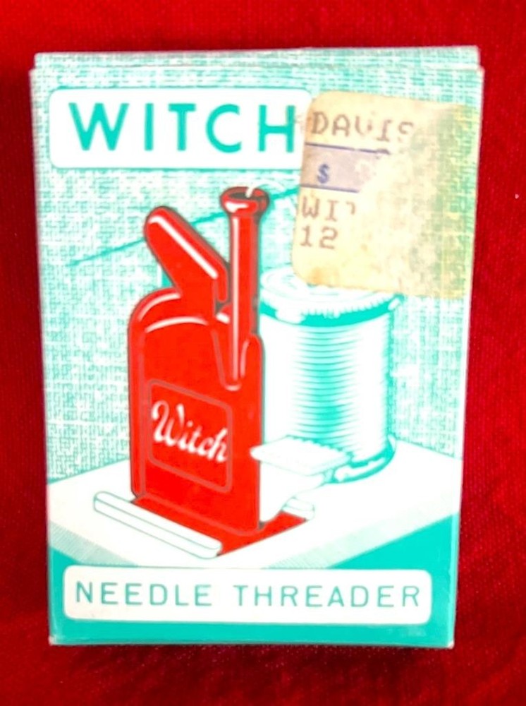 Vintage Witch Automatic Needle Threader Original Box and Instructions W Germany