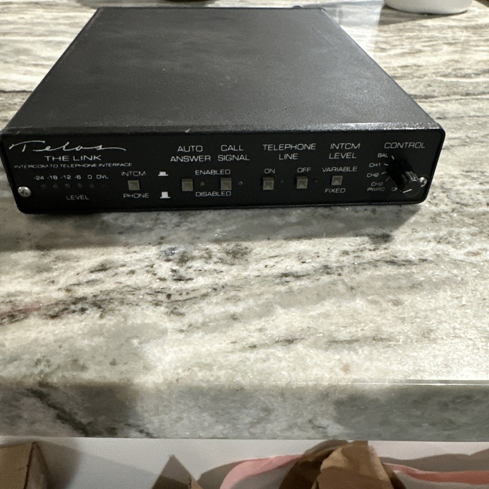 Telos The Link Intercom to Telephone Interface NO power supply