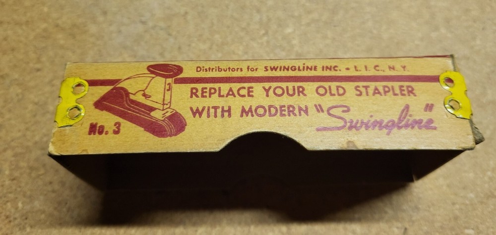 Vintage Swingline Round Wire Staples Standard Stapler