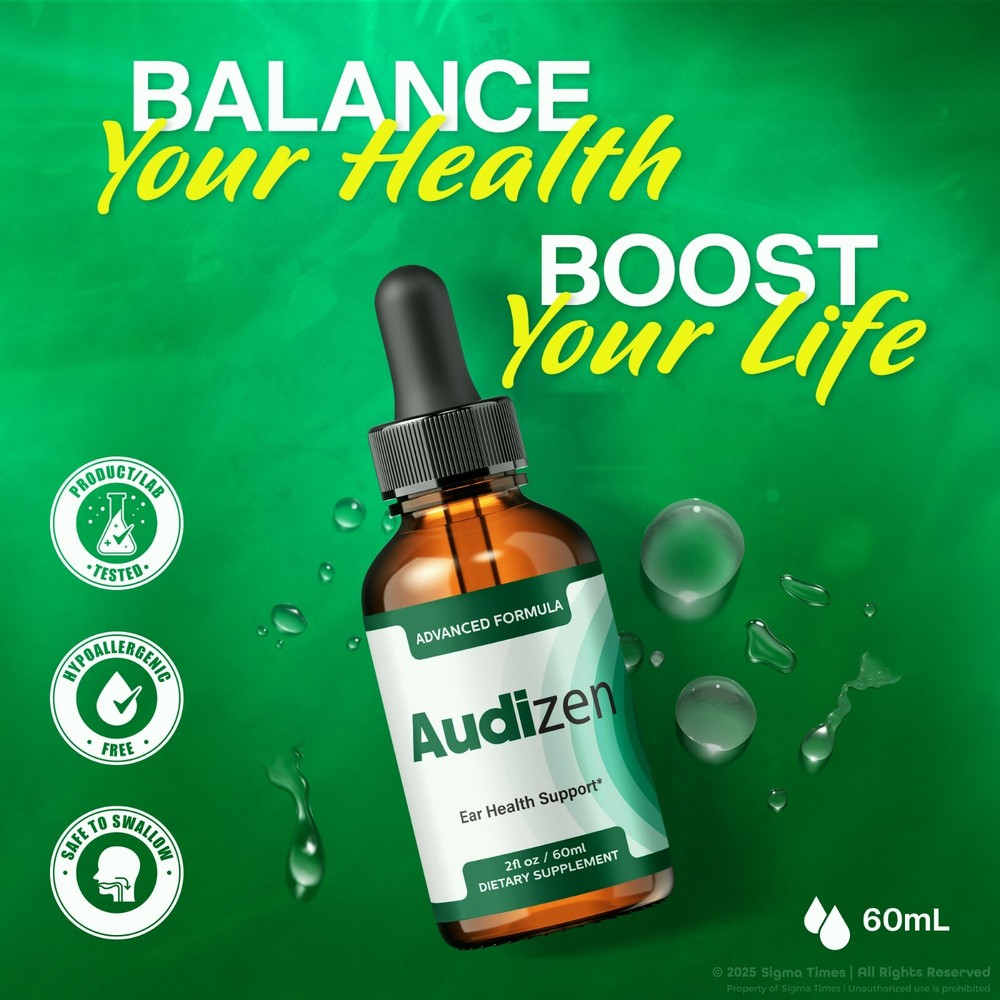 (2 Pack) Audizen Drops - Advanced Ear Health and Hearing Support Formula