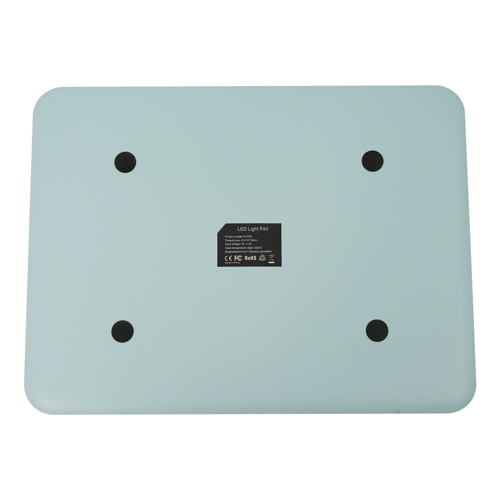 LED Bright Light Pad Portable Wireless Light Board adjustable brightness Green