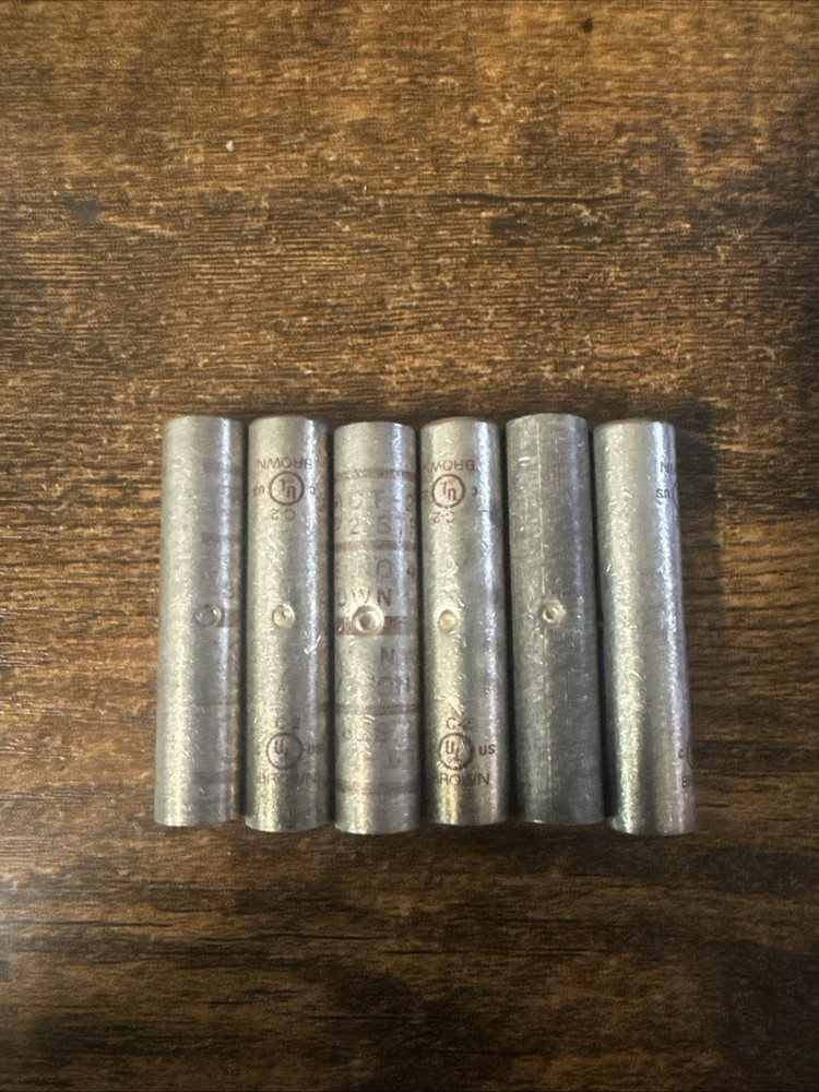 ILSCO CT-2 2 STR Brown Die NO 4 Compression Sleeve 6 Pack!
