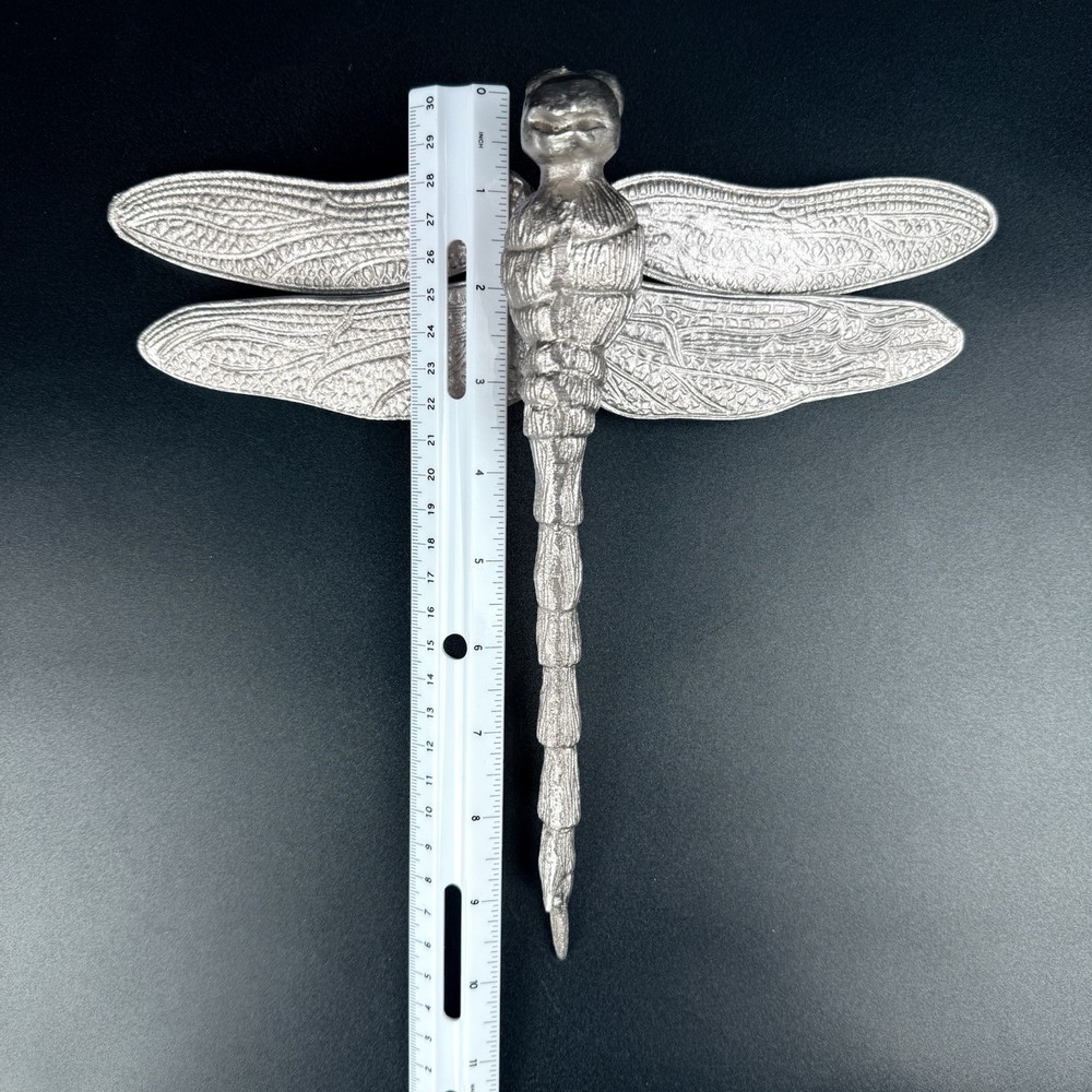 Indian Artisans Handcrafted Textural Dragonfly Decor Large
