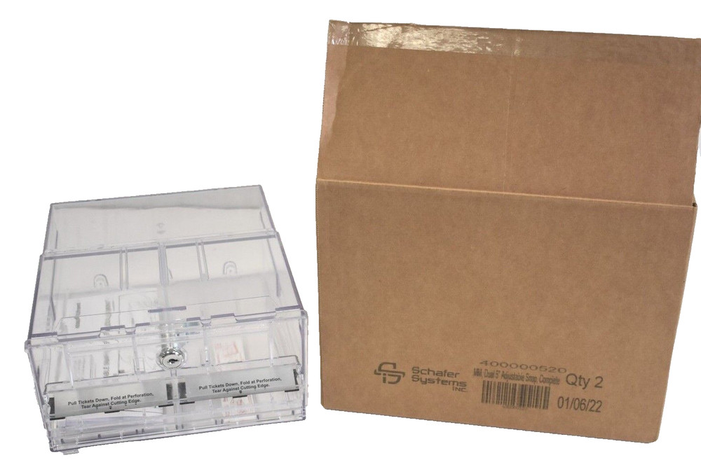 Schafer Systems Dual 5" Adjustable Snap-Together Modular Mini Lottery 2 Pack