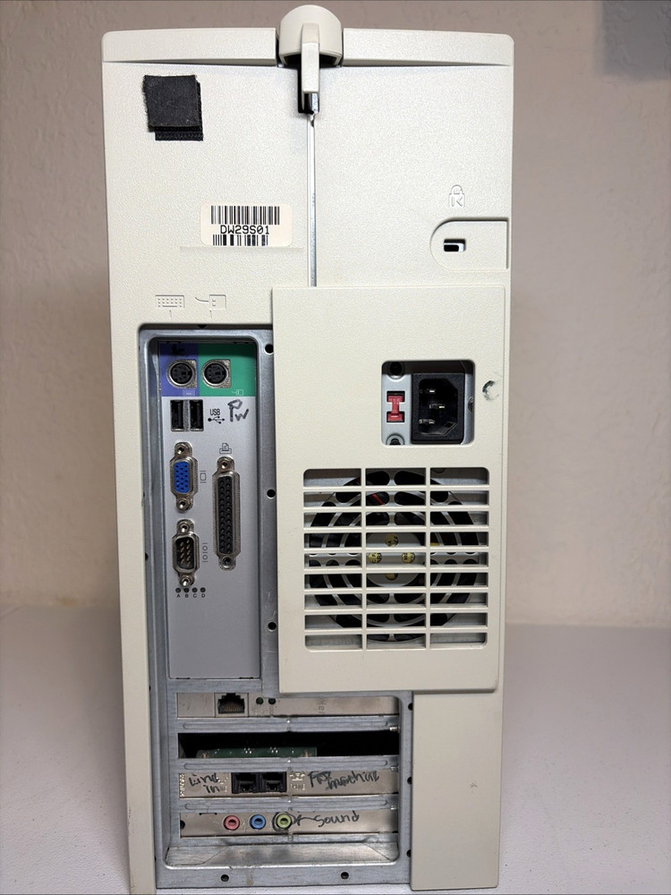 Dell Dimension L1100R Windows 2000 Computer Retro No Ram