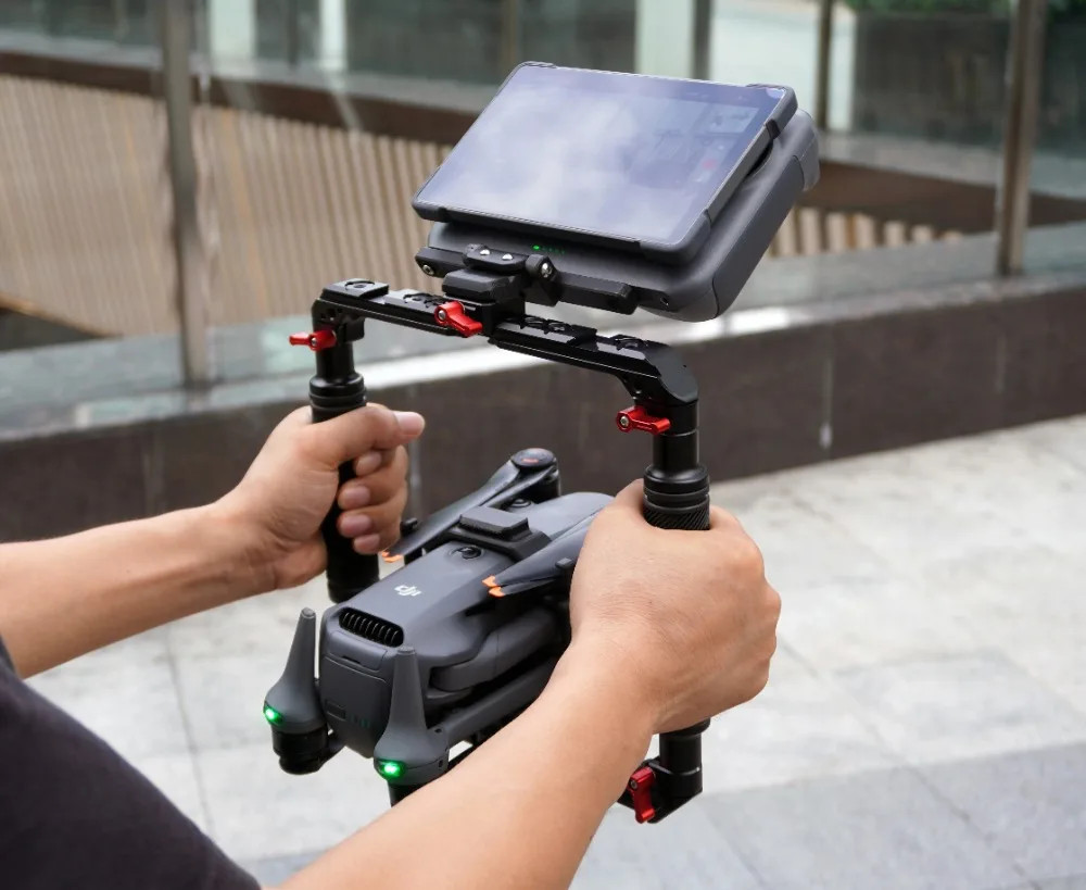 HONGTOO Dual Hand Bracket for DJI Mavic 4 Pro Camera Holder Handheld Stabilizer