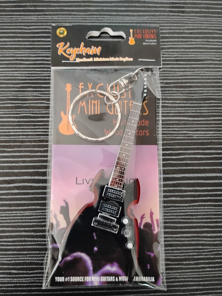 Paul Stanley • Kiss • Exclusive Mini Guitar Keychain 3.5" (Apprx Size)