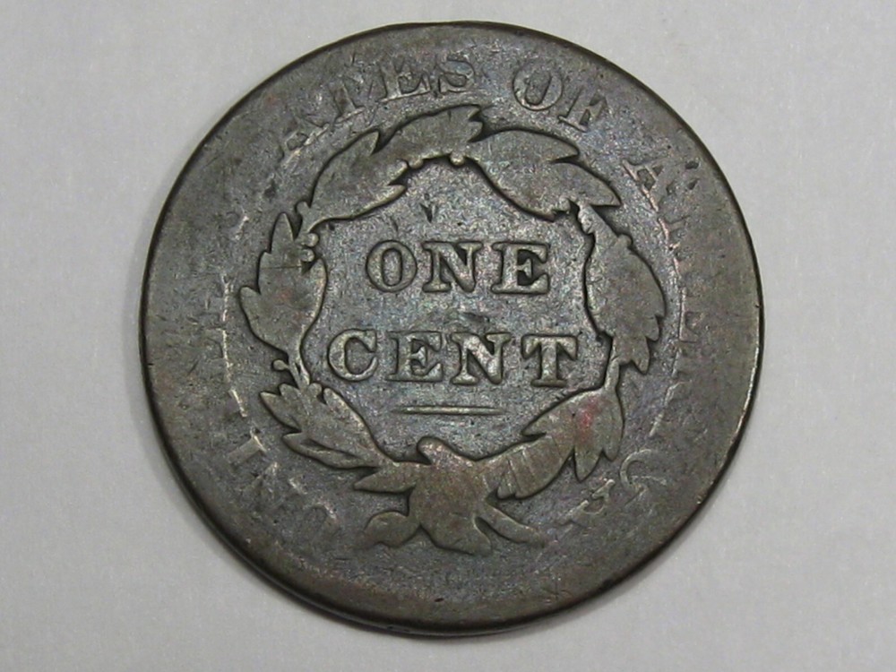 1826 US Coronet Head Large Cent Coin. #1