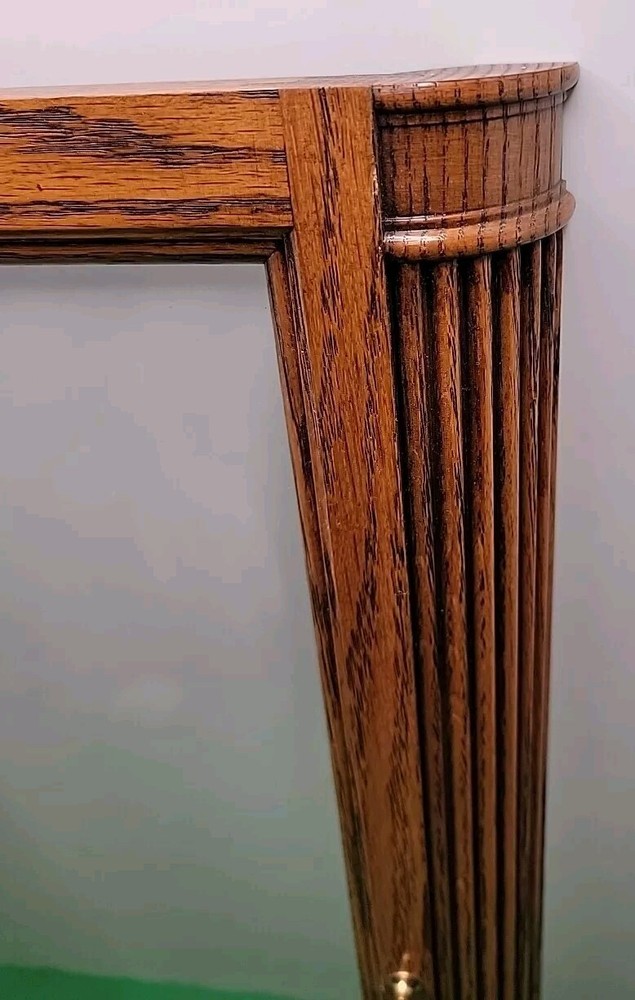 Sandringham Wall Clock Oak Front Door With Glass Replacement Part.