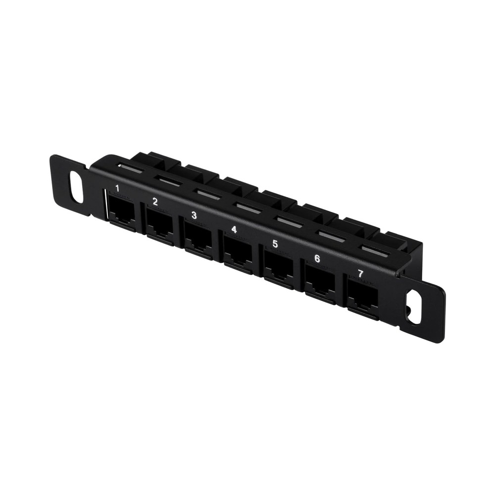 7 Inch 0.5U 7Port Patch Panel CAT6 Network For DeskPi RackMate TT Server