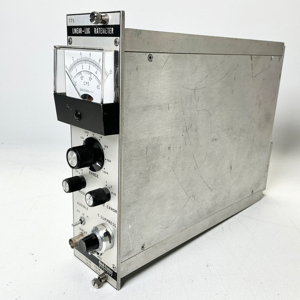 Tested Mech-Tronics Nuclear 775 Linear-Log Ratemeter NIM Module SN 101007
