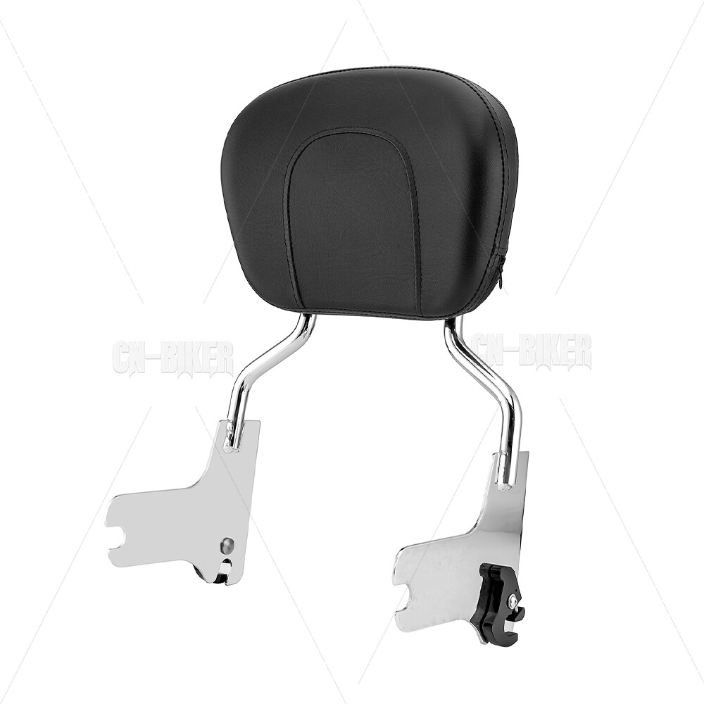 Detachable Backrest Passenger Sissy Bar For Harley Road King Electra Glide 97-08